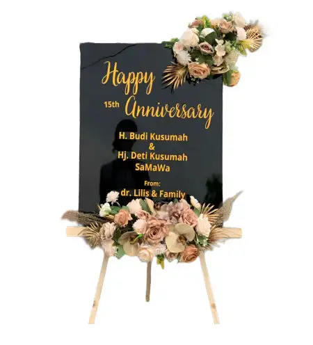 Papan Bunga Akrilik Sampung