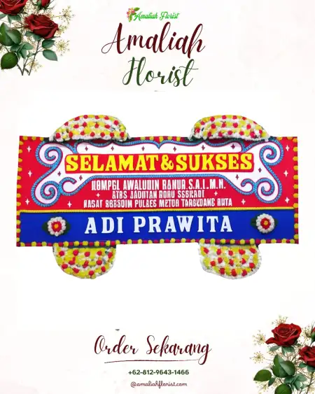 Papan Bunga Ucapan Selamat Sampung