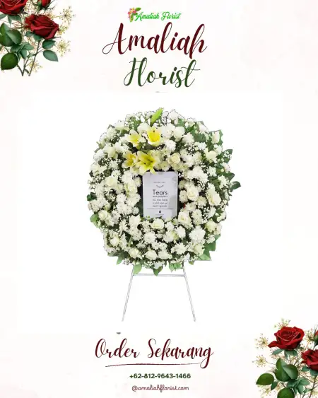 Krans Bunga Duka Sampung