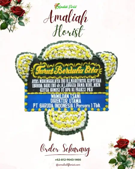 Papan Bunga Duka Sampung